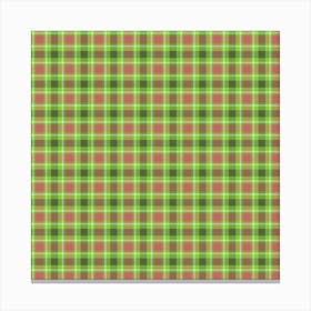 Plaid Fabric 164 Canvas Print