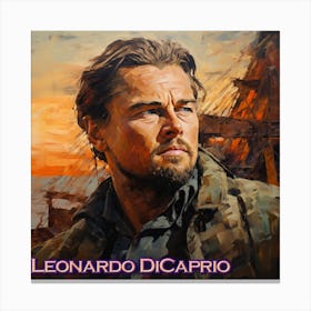 Leonardo DiCaprio 3 Canvas Print