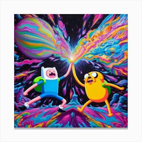 "Psychedelic High-Five" [Risky Sigma] Canvas Print