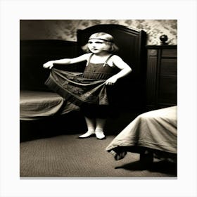 Dancing girl Canvas Print