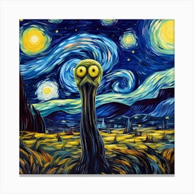 Alien Meep Meep Canvas Print