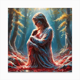 Woman Of The Woods Canvas Print