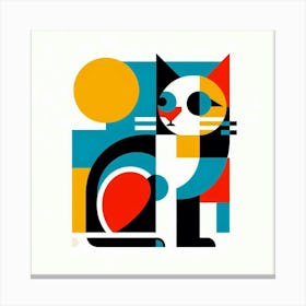 Abstract Cat 2 Canvas Print