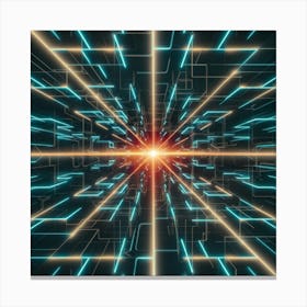 Abstract Space Background Canvas Print