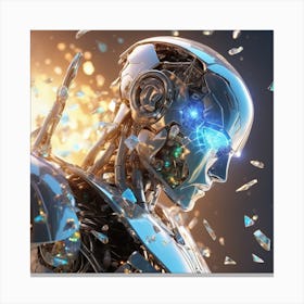 Futuristic Robot 2 Canvas Print