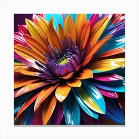 Colorful Flower 4 Canvas Print