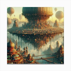 Fantasy City 5 Canvas Print