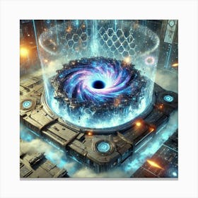 Singularity Forge Energy Shield Canvas Print