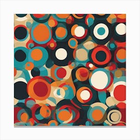 Abstract Circles 6 Canvas Print