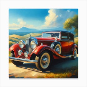 Vintage Car Canvas Print