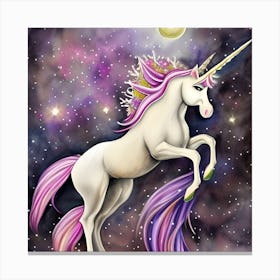 Celestial Unicorn Canvas Print