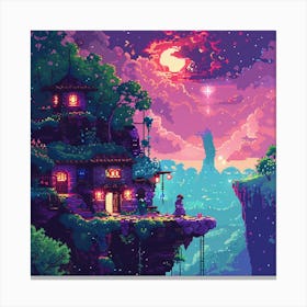 Pixel Art 13 Canvas Print