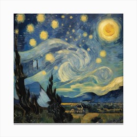 Starry Night Canvas Print