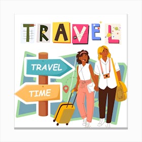 Travel Time Canvas Print