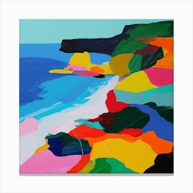 Abstract Travel Collection Bermuda 3 Canvas Print