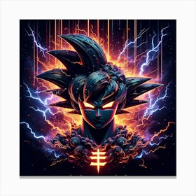 Goku Poster Art Canvas Print