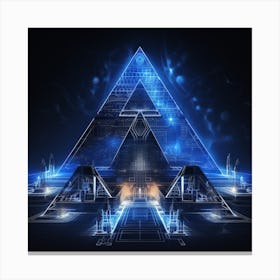 Pyramids Of The Future Canvas Print