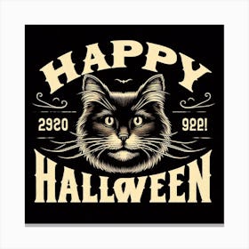 Happy Halloween Canvas Print