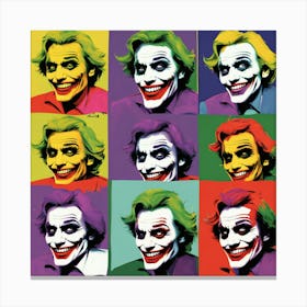 Joker Pop Art Canvas Print