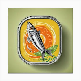 Sardines Art Prints (9) Canvas Print