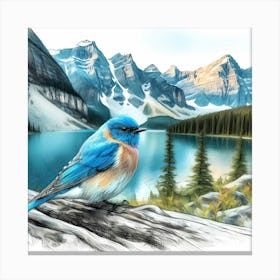 Wild Bird Artwork 35 Canvas Print