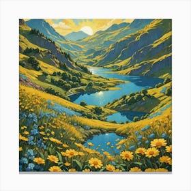 Avalon Valley Canvas Print