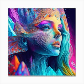 Psychedelic Women Canvas Print