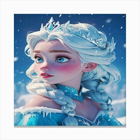 Snow Queen Elsa Canvas Print