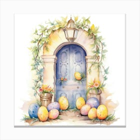 Easter Door 4 Canvas Print