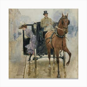 Horse Drawn Carriage 1 Canvas Print