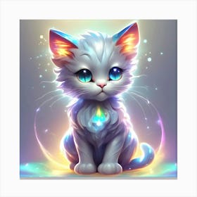 Cute Kitten 8 Canvas Print