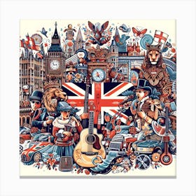 England London City Nature Europe Canvas Print