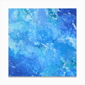 Ebb And Flow Square Canvas Print