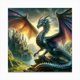 Dragons Stone Canvas Print