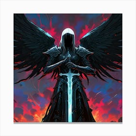 Angel Of Death 2 Canvas Print