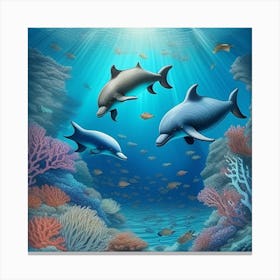Under The Sea Canvas Print