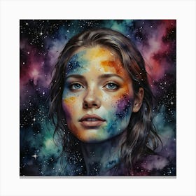 Galaxy Girl 2 Canvas Print