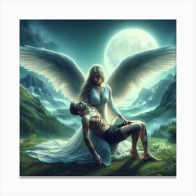 Angel Of Death 1 Canvas Print