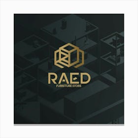 'Raed Furniture Store Logo' 1 Canvas Print