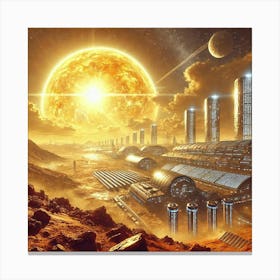 Solar Imperium Territory Converted Canvas Print