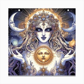 Goddess Of The Sun Canvas Print