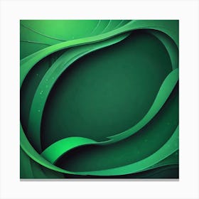 Abstract Green Background 9 Canvas Print