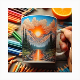 Mug Painting 1 Canvas Print