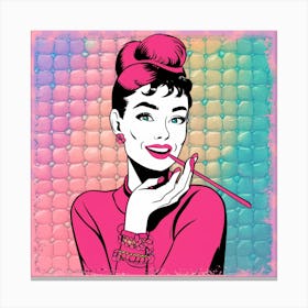 Audrey Hepburn 7 Canvas Print