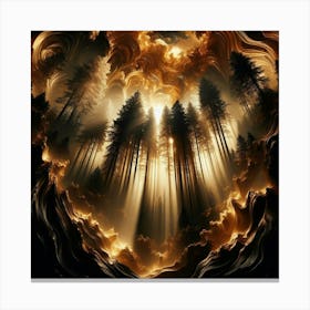 Heart Of The Forest 1 Canvas Print