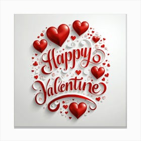 Happy Valentine'S Day 5 Canvas Print