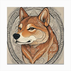 Shiba Inu 67 Canvas Print