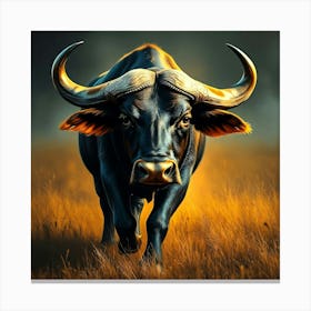 Wild Animal Creative Portrait 28 Canvas Print