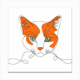 Orange Cat 1 Canvas Print