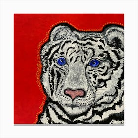 White Tiger 1 Canvas Print